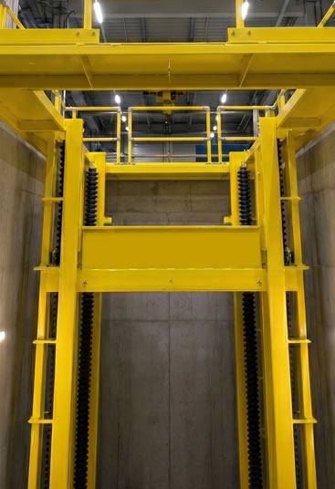 Puente grúa IMPROCOL para sistema de elevación industrial en Bogotá y toda Colombia